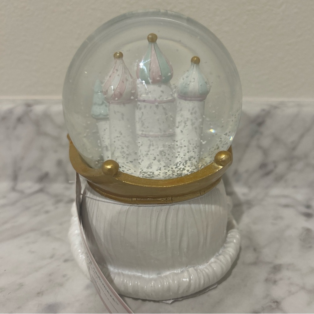 Cupcakes And Cashmere Pastel Castle Nutcracker Snow Globe - Picture 2 of 4